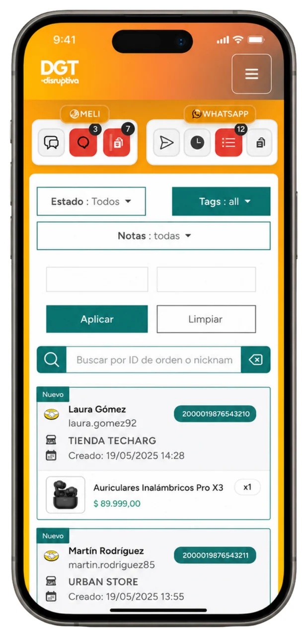 App de DGT en el celular, para gestionar tus ventas desde cualquier lugar